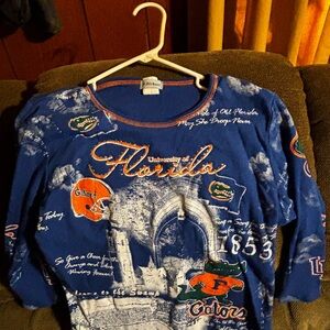 Blue Florida Gators Women's Short Sleeve Tee